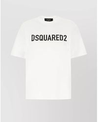 DSquared² - Cotton Oversize Crew-Neck T-Shirt - Lyst