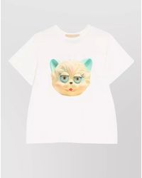Valentino Garavani - Cotton Loose-Fit Printed T-Shirt - Lyst
