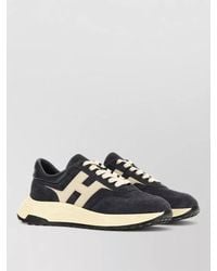 Hogan - Sneakers Contrasting Sole Round Toe Rubber - Lyst