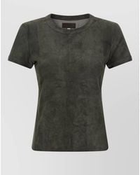 Stouls - Lamb Leather 05 Suede Short-Sleeve T-Shirt - Lyst