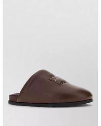 Givenchy - Leather Slippers Flat Sole Design - Lyst