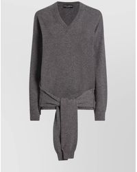 Dolce & Gabbana - Sweater With Tie Detail - Lyst