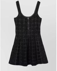 Gucci - Wool And Lamé Check Jacquard Dress, Ready-To-Wear - Lyst