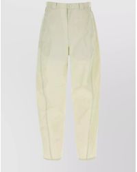 Lemaire - Pant Cotton Blend Straight Leg - Lyst