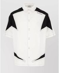 Off-White c/o Virgil Abloh - Two-Tone Bowling Shirt - Lyst
