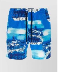 Vilebrequin - Patterned Swim Trunks With Pockets And Elastic Waistband - Lyst