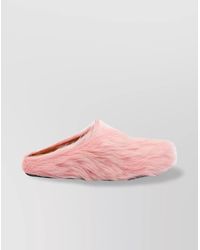 Marni - Calf Hair Flat Sole Round Toe Sandals - Lyst