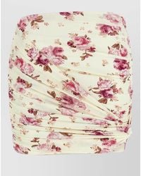 Magda Butrym - Floral Ruched Re26 Skirt Draped Style - Lyst