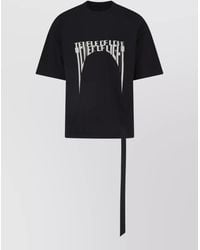 Rick Owens - Printed Cotton Crew-Neck T-Shirt - Lyst