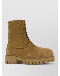 Balenciaga - Combat Strike Ankle Boots Chunky Sole - Lyst