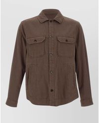 Woolrich - Jacket Long Sleeves Buttoned Cuffs Chest Pockets - Lyst
