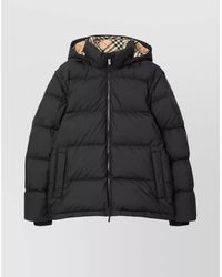 Burberry - Detachable Sleeve Hooded Puffer Jacket - Lyst