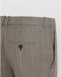 Saint Laurent - Virgin Wool Prince Of Wales Check Low-Rise Flared Suit Trousers - Lyst