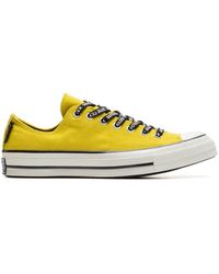 converse chuck 70 base camp ox suede yellow trainers