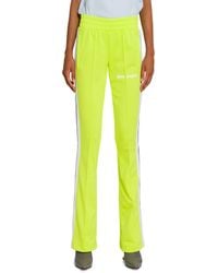 Palm Angels Green Triacetate Trousers