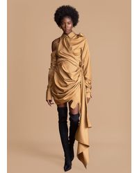 FRUCHE Onyisi Camel Dress - Natural