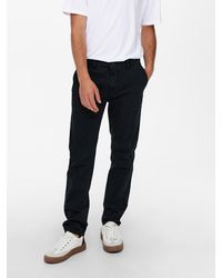 Only & Sons Chino 'pete' - Zwart