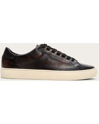 frye beacon leather sneaker