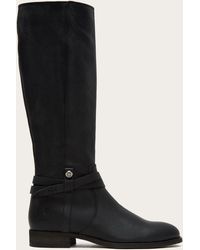 Frye Leather Melissa Belted Tall Wide 
