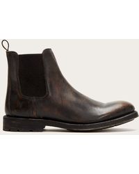 frye scott suede chelsea boot