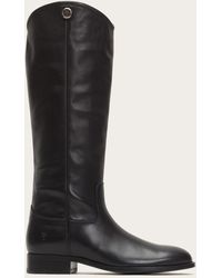 frye molly button tall wide calf