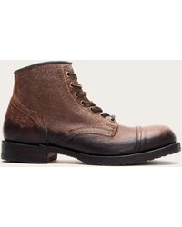 frye cap toe boot