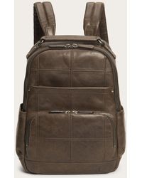 Frye Logan Leather Backpack in Cognac 