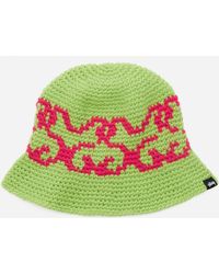 Stussy Waves Knit Bucket Hat in Brown for Men | Lyst