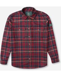 aime leon dore woven plaid overshirt