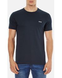BOSS Basic Crew Shoulder Logo T-shirt - Blue