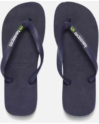 Havaianas - Brasil Logo Flip Flops - Lyst
