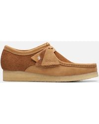 Clarks - Brushed Suede Wallabee Shoes - Lyst