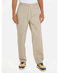 Tommy Hilfiger - Aiden Organic Cotton-blend Tapered Trousers - Lyst