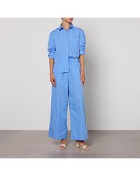 MAX&Co. - Max&co. Gitane Cotton-poplin Trousers - Lyst