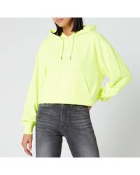 yellow calvin klein hoodie