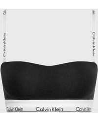 Calvin Klein - Modern Stretch-jersey Lightly Lined Bandeau - Lyst