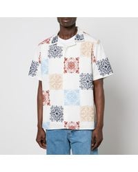 Wax London - Didcot Cotton And Linen-blend Shirt - Lyst