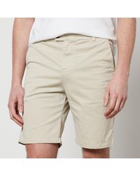 Sandbanks - Organic Cotton-Blend Twill Chino Shorts - Lyst