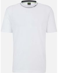BOSS - Tee 11 Cotton-Jersey T-Shirt - Lyst