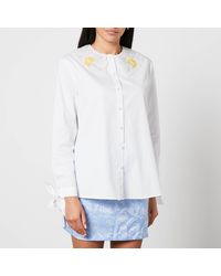 Sister Jane - Sundar Embellished Cotton Shirt - Lyst