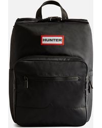 HUNTER Nylon Pioneer Large Topclip Backpack - Black