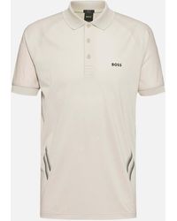 BOSS - Piraq Active 1 Stretch-woven Piqué Polo Shirt - Lyst