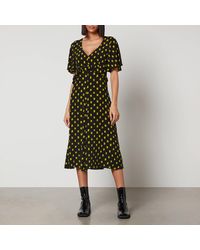 PS by Paul Smith - Printed Crepe Dress - Lyst