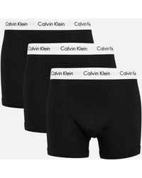 black and white calvin klein boxers