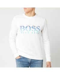 BOSS Salbo Iconic Sweatshirt - White