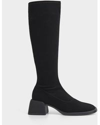 Vagabond Shoemakers Dorah Knee High Boot in Black | Lyst