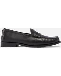 Walk London - Riva Leather Penny Loafers - Lyst