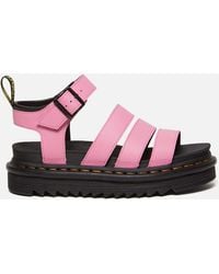 Dr. Martens - Blaire Leather Strappy Sandals - Lyst