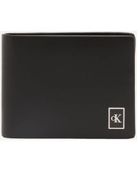 Calvin Klein Extra Billfold Badge Wallet - Black