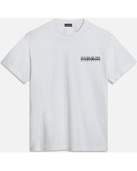Napapijri - Martre Graphic Cotton T-shirt - Lyst